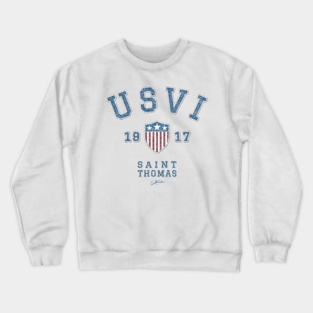 Saint Thomas, USVI (U.S. Virgin Islands) Crewneck Sweatshirt by jcombs